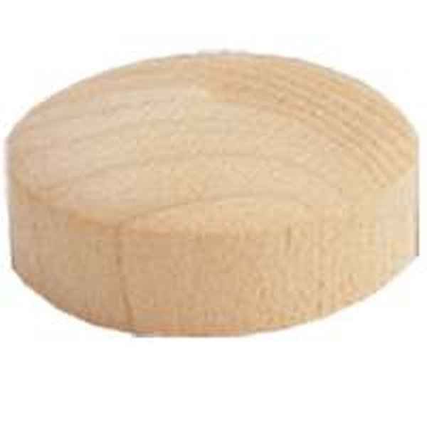 Waddell Plug Hole Round Cs 1/2In Birch 8200.50-CS